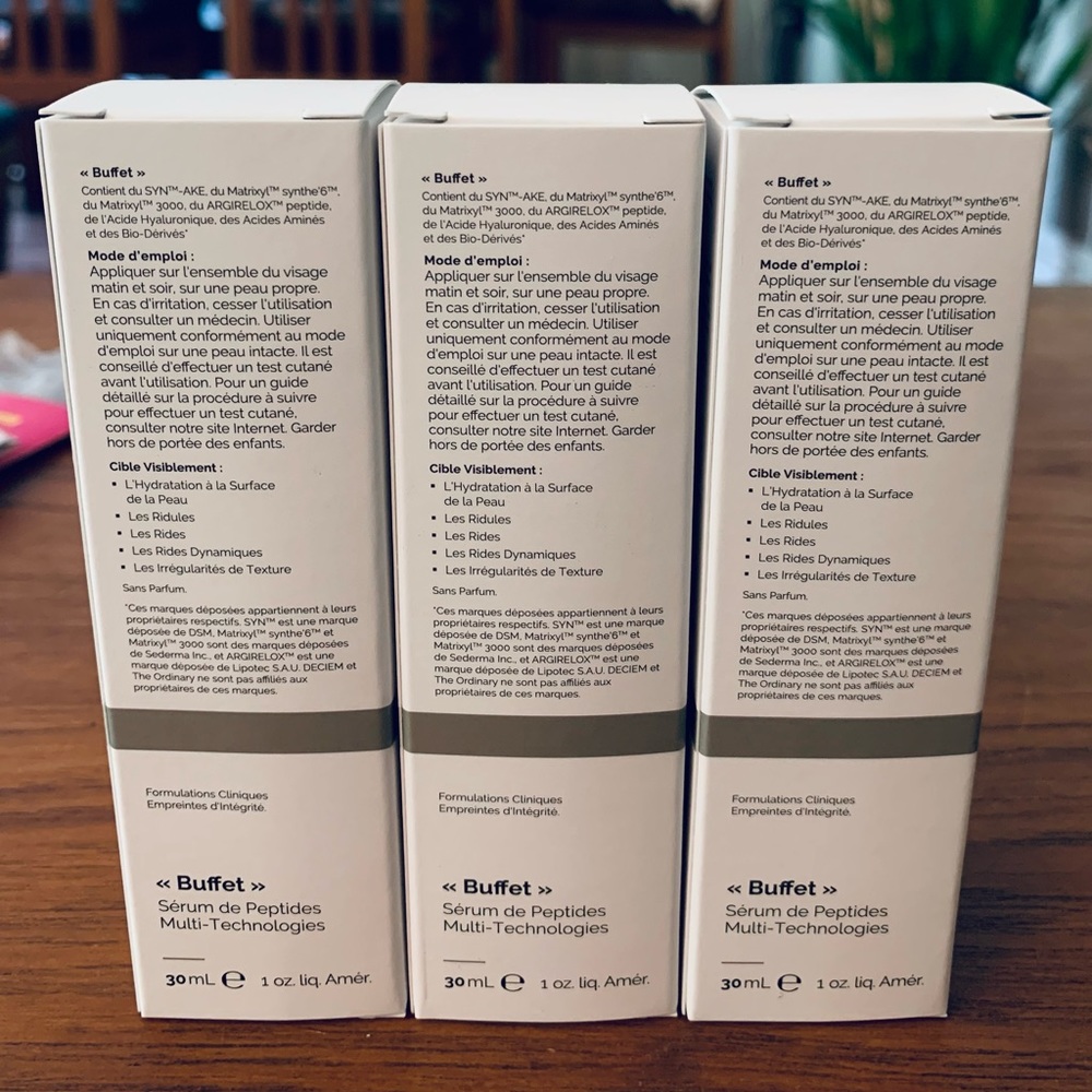 10x THE ORDINARY BUFFET SERUM - 30ML EA.- PEPTIDE SERUM - SKINCARE ANTI-AGING - Picture 6 of 10